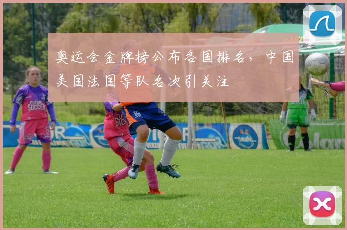 奥运会金牌榜公布各国排名，中国美国法国等队名次引关注