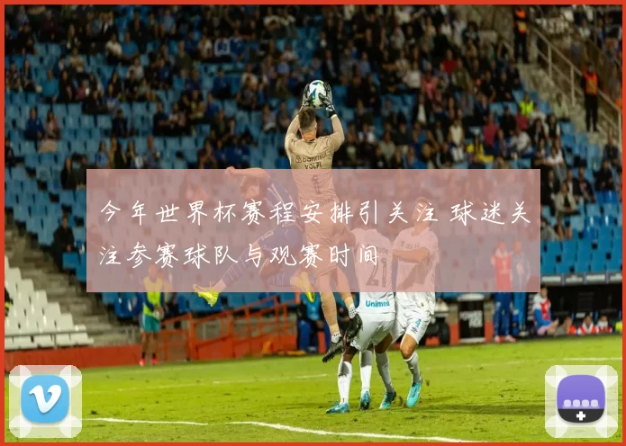 今年世界杯赛程安排引关注 球迷关注参赛球队与观赛时间