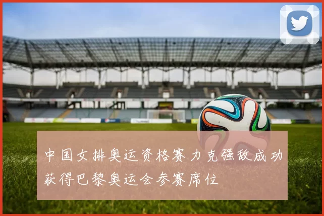 中国女排奥运资格赛力克强敌成功获得巴黎奥运会参赛席位